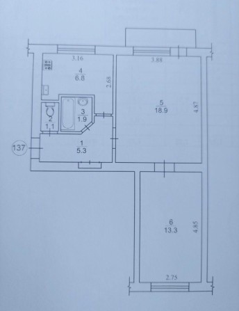 Продаж 2-кімнатна квартира на вулиці Шолом-Алейхема, 1. Від власника. - фото 1