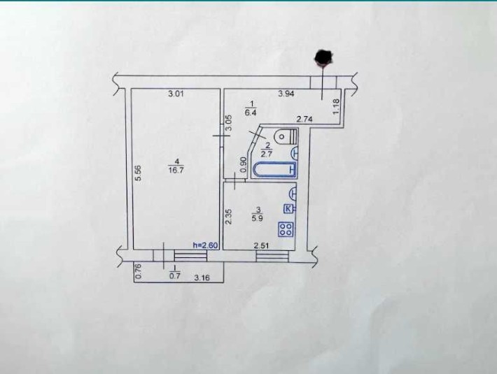 Продаж 1 кімнатної квартири в центрі міста - фото 1