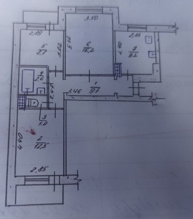 продам 3к квартиру, кімнати окремі, 15 мкрн, вул. Маршала Судця - фото 1