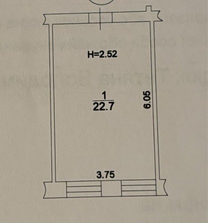 Продам кімнату 22,7 кв. м в гуртожитку від власника - фото 1