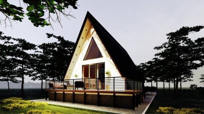 Будинок A-FRAME! Для сучасних та креативних! Свіже повітря та тиша!!! - фото 1