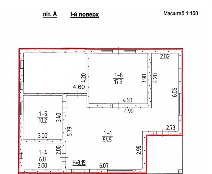 2-Х кімнатнатна Квартира 460/М2 - фото 1