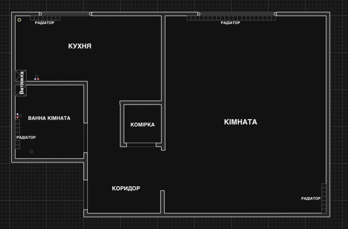 Продаж 1к квартири 35.5 кв.м - фото 1