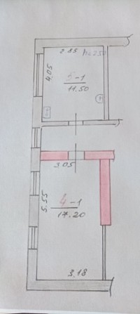 В продаже 2-х комн.гостинка в Покотиловке - фото 1