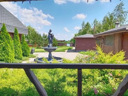 Оренда дом будинок с бассейном посуточно подобово река рыбалка Баня Днепр