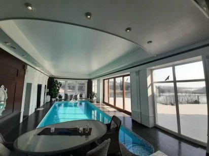 56 Усадьба дом класса люкс джакузи теплый басейн 15 км от Киева Горбовичі