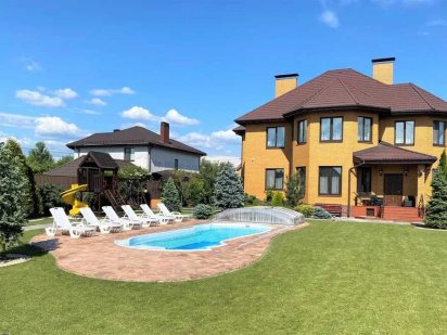 20 Оренда розкішного будинку 2 басейни, лазня Житомирська 10 км Милая