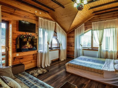 Окремий котедж Шале-Тіара у Славську з 1 спальнею (без господарів) Славское