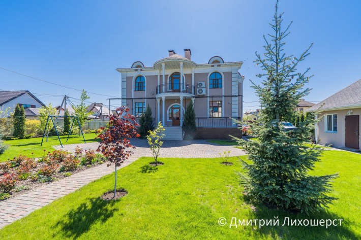 продам дом с. Гора 407м + летник + дом прислуги 18 сот Бассейн Сад - фото 1