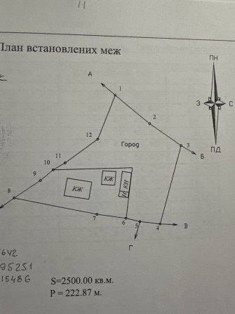 Продаж земельноі ділянки 25+10 сот з будиком - фото 1