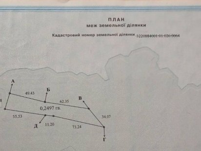Продаж ділянки Бориспільський район с. ІВАНКІВ