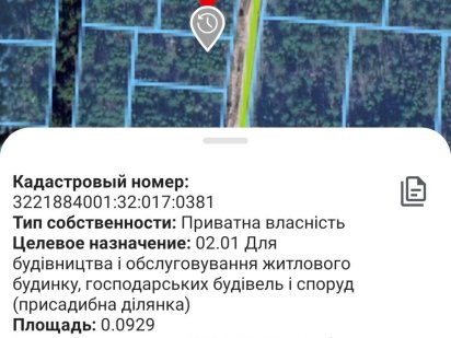 Участок в лесу с. Лебедевка