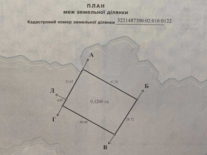 Продається земельна ділянка для індивідуального садівнитва - фото 1