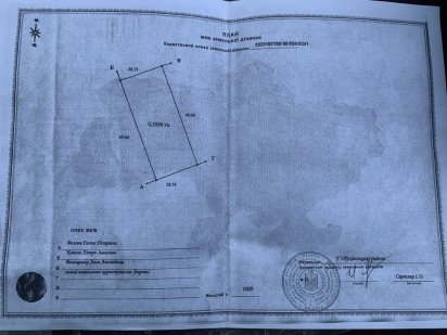Продаж земельної ділянки