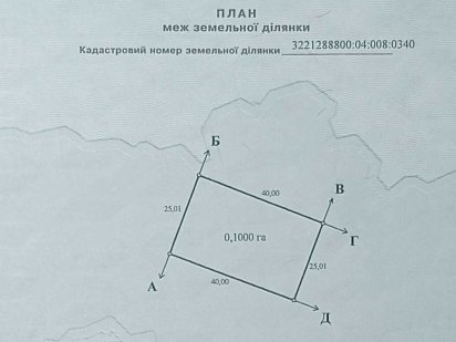 Земельна ділянка Семиполки 10 соток Семиполки