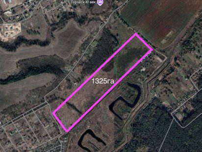 Земельна ділянка 13.25 га Старі Безрадичі 300 доларів сотка