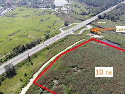 Фасад Новообуховской трассы , 10 Га, Таценки, Новые Безрадичи,