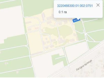 Продам земельну ділянку с. Фурси під забудову, від власника 0.1 га.