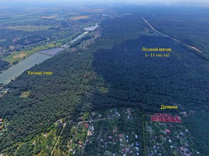 Продаж ділянок у лісовій зоні в Хлепчі Хлепча