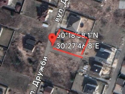 Без комісії.Продаж земельної ділянки 8 соток с. Хотів, Обухівський р-н Хотов