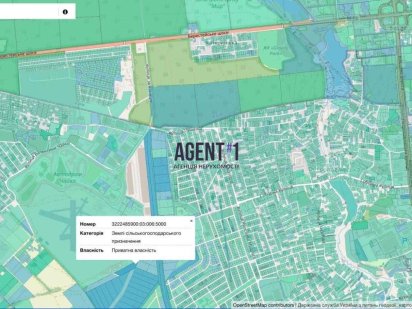 Земельна ділянка під будівництво Житлового комплексу Чайки