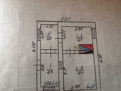 Продам участок під застройку. Долинская