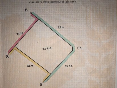 Продаж земельної ділянки Рудное