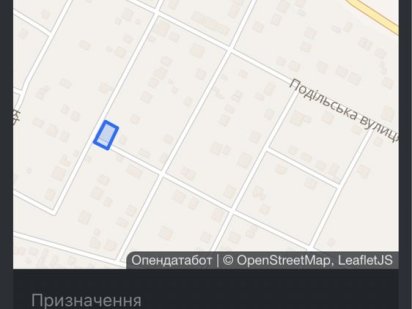 Земельна ділянка с.Довжок Камянець Подільський р-н Брюховичи