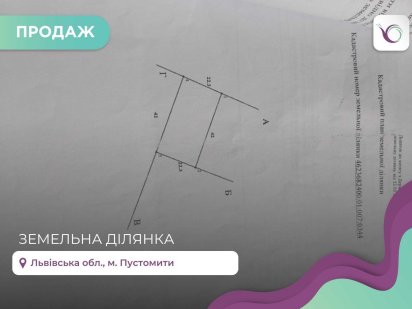 Продається ділянка під забудову