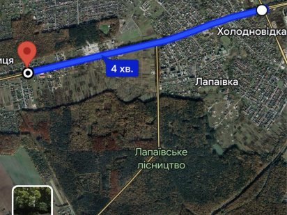 Ділянка під будівництво 21 сотка в с. Зимна Вода - городоцька траса Зимняя Вода