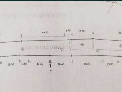 Продаж землі під будівництво житлового будинку Городок
