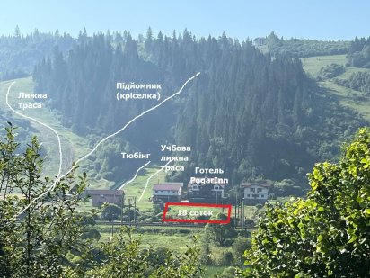 Продам ділянку 15 соток на курорті, Славське, Карпати, Львівська обл Славское
