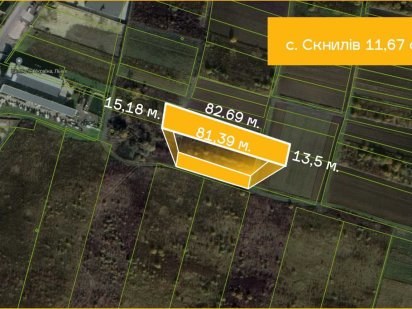 Продаж ділянки в с.Скнилів 11,67сот. Скнилов