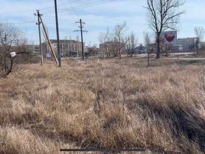 Коблево участок 20,5 соток, со всеми коммуникациями, фасад асфальт Коблево