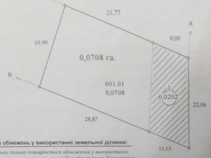 Продам ділянку під будівництво Красноселка