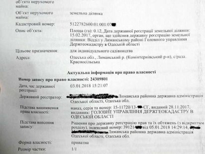 Продаж земельної ділянки під садівництво 0,12 Га