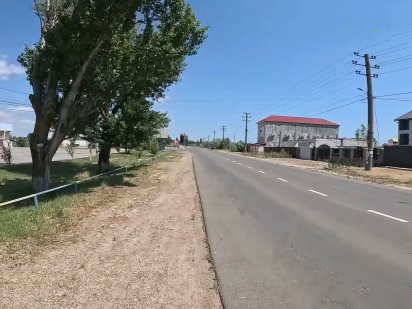 Участок в Затоке до моста со стороны Одессы