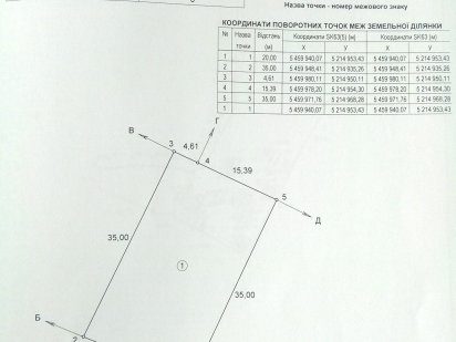 Приватизовану земельну ділянку в Нових Санжарах Новые Санжары