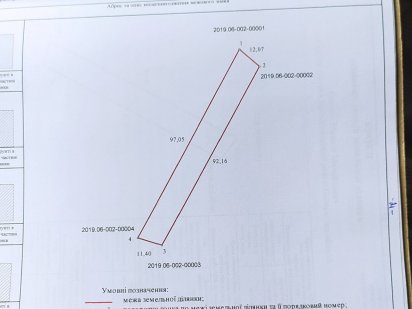 Земельный участок Кам'яні Потоки