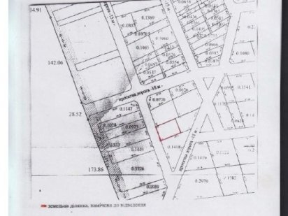 Земельна ділянка для будівництва в с.Корнин площею 0.08 га Корнин