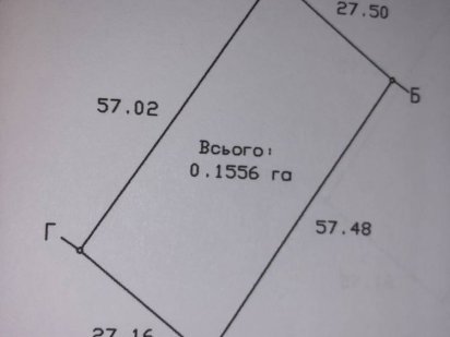 Ділянка під забудову 0,15 га Велика Омеляна