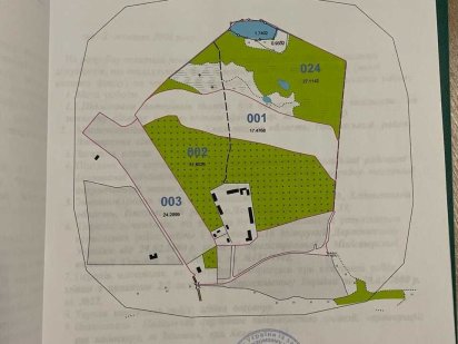 Продам ділянку з ставком Изяслав