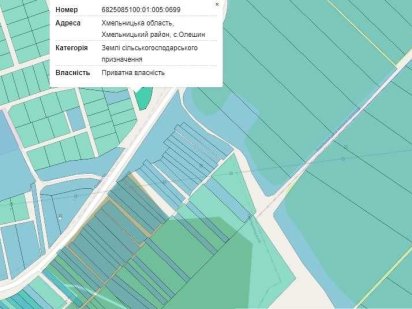 Продаж земельної ділянки с. Олешин