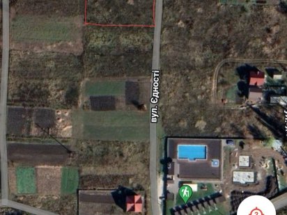 Земельна ділянка під забудову 15 соток південо-захід