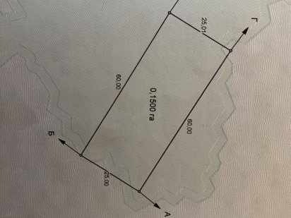 Хороша  земельна ділянкя під забудову Русская Поляна
