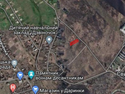 Продаж земельної ділянки в с. Свидівок Свидівок