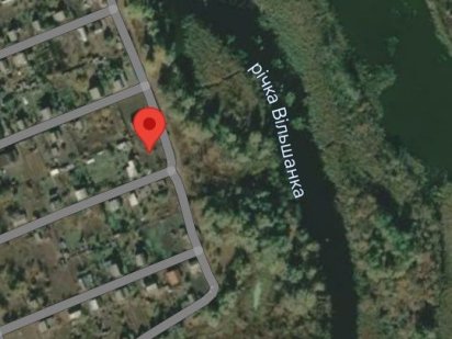 Дачний участок. ПРОДАЖ. Крайній від річки. Черкаський р-н. Лозивок