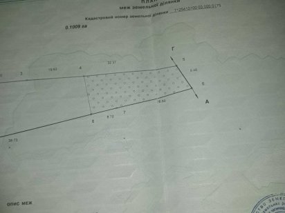 Продам участок земли