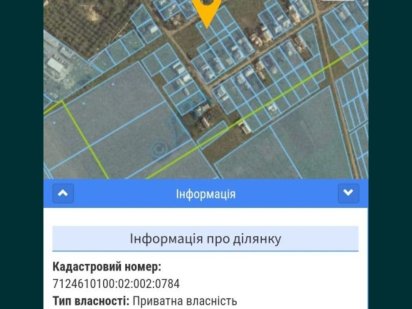 Земельна ділянка під будівництво Христиновка