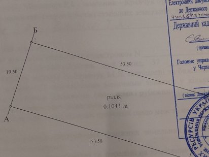 Земельна ділянка в селі Киїнка Киенка